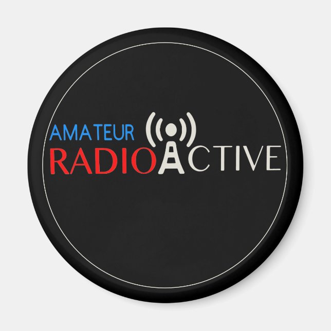 Amateur Radio Active Magnet (Front)