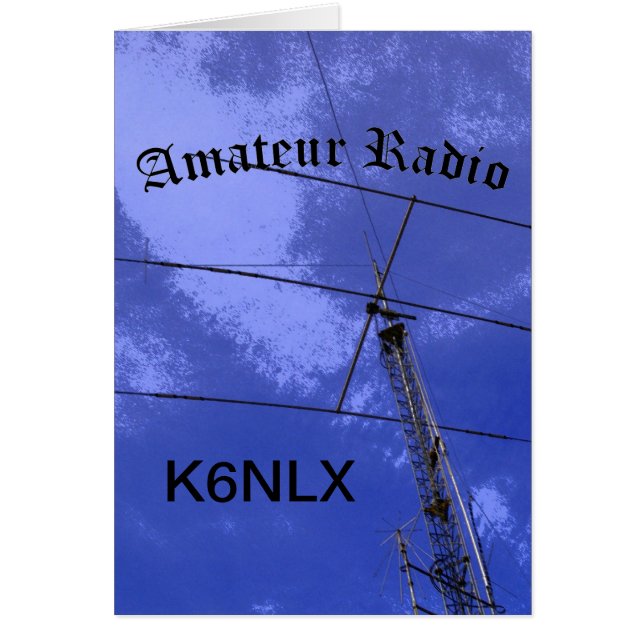 Amateur Radio and Call Sign (Front)