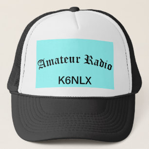 Amateur Radio and Call Sign Trucker Hat