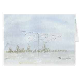 Amateur Radio Antenna in Winter