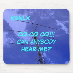Amateur Radio Call Sign CQ Mousepad
