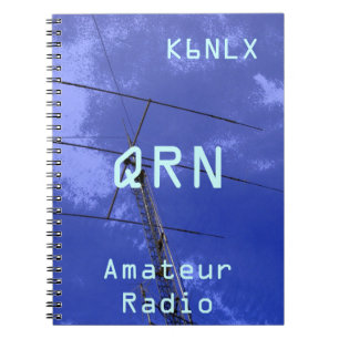 Amateur Radio Call Sign QRN Notebook