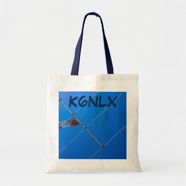 Amateur Radio Callsign Tote Bag (Front)
