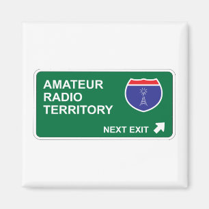 Amateur Radio Next Exit Magnet