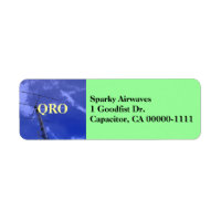 Amateur Radio QRO Address Label