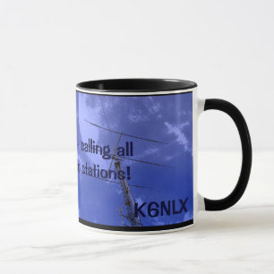 Amateur Radio QST and Callsign Mug