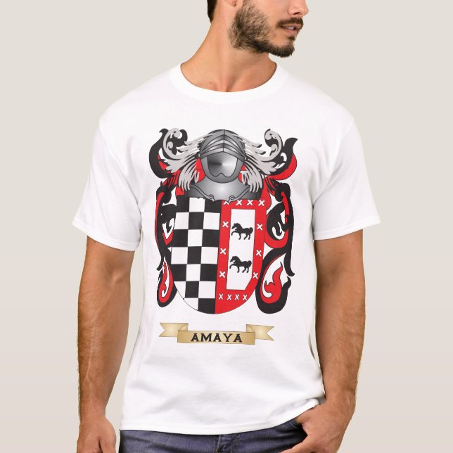 Amaya Coat of Arms (Family Crest) T-Shirt (Front)