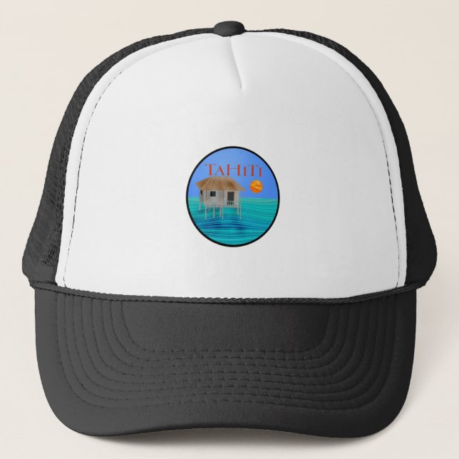 AMAZED BY TAHITI TRUCKER HAT (Front)