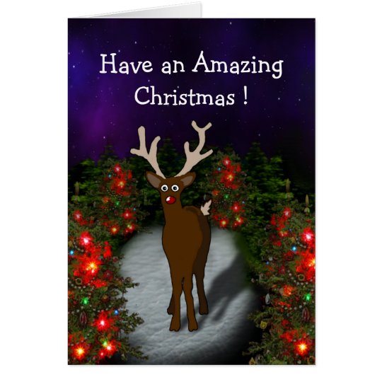 Amazed Christmas Card