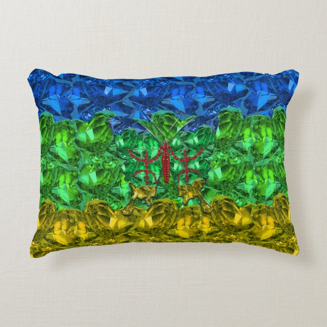Amazigh Accent Pillow (Front)