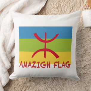 Amazigh flag - berber flag-Drapeau Amazigh Cushion