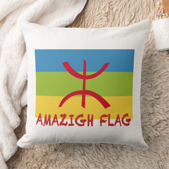Amazigh flag - berber flag-Drapeau Amazigh Cushion (Blanket)