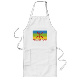 Amazigh flag - berber flag-Drapeau Amazigh Long Apron