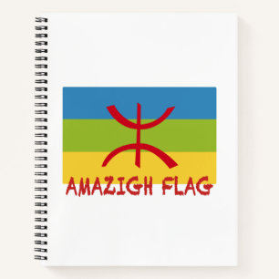 Amazigh flag - berber flag-Drapeau Amazigh Notebook
