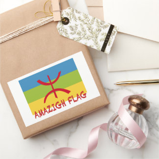 Amazigh flag - berber flag-Drapeau Amazigh Rectangular Sticker