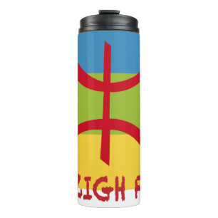 Amazigh flag - berber flag-Drapeau Amazigh Thermal Tumbler