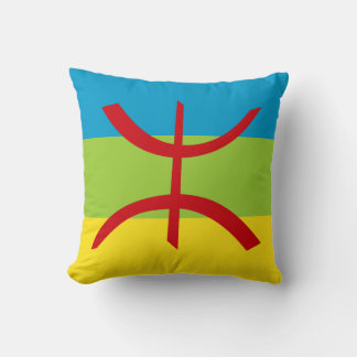 Amazigh Flag Gift Berber Flag Kabyles Cushion