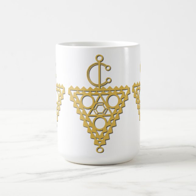 Amazigh gold jewelry symbol coffee mug (Center)