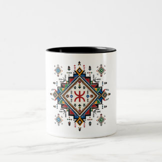 Amazigh Heritage Mug - Traditional Moroccan Berber