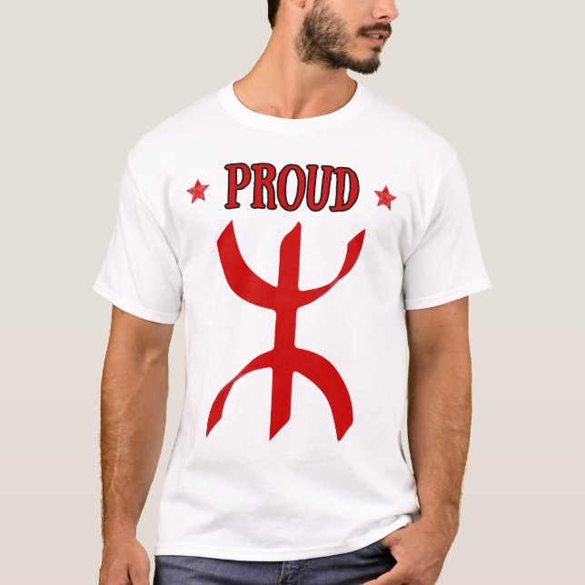 Amazigh Kabyle Berber Tattoo symbols tifinagh art  T-Shirt (Front)