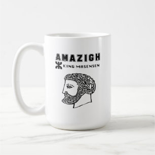 amazigh king Massinissa Kabyle algerie Morocco Coffee Mug