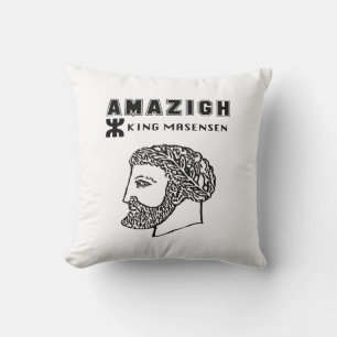 amazigh king Massinissa Kabyle algerie Morocco Cushion