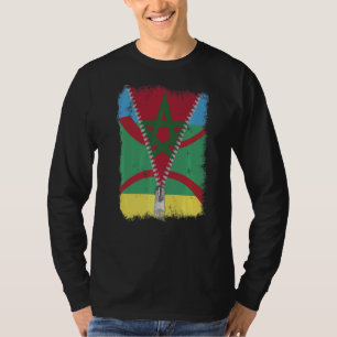 Amazigh Morocco Flag Heritage North African T-Shirt