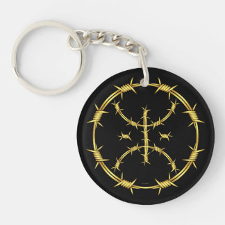 Amazigh z imazighen pattern key ring