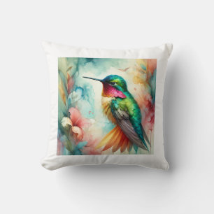 Amazilia Hummingbird 300824AREF119 - Watercolor Cushion