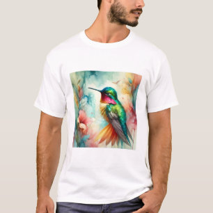 Amazilia Hummingbird 300824AREF119 - Watercolor T-Shirt