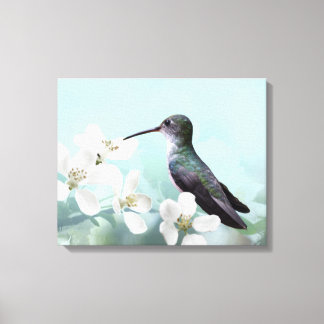 Amazilias Wrapped Canvas Print