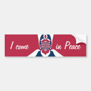 Amazing Abstract E.T. Art Print Bumper Sticker
