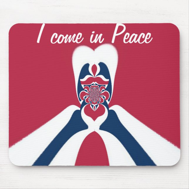 Amazing Abstract E.T. Art Print Mouse Mat (Front)