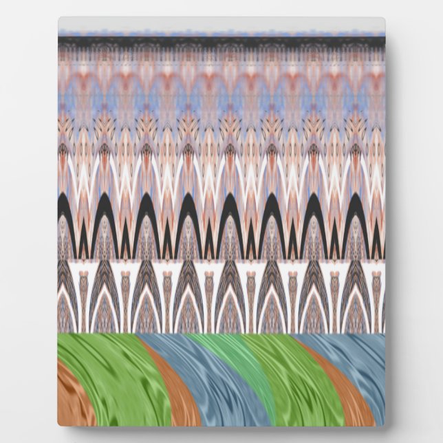 Amazing Abstract Pattern Art Print Plaque (Front)