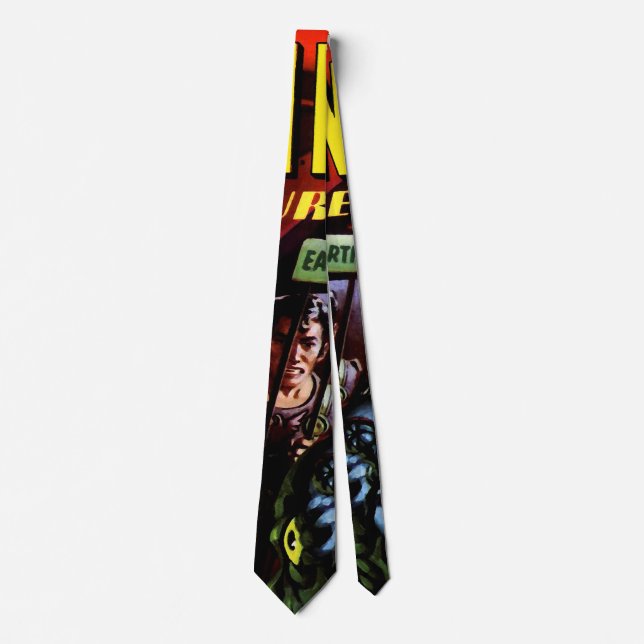 Amazing Adventures #2 Retro Sci Fi Comic Book Tie (Front)