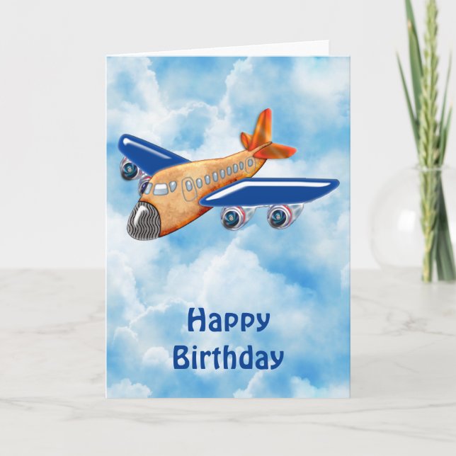 Amazing Aeroplane Card (Front)