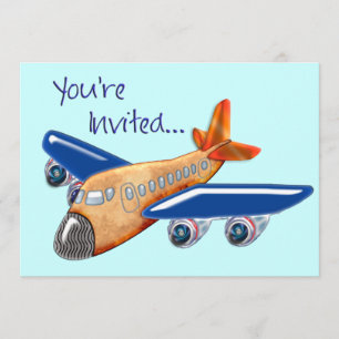 Amazing Aeroplane Invitation