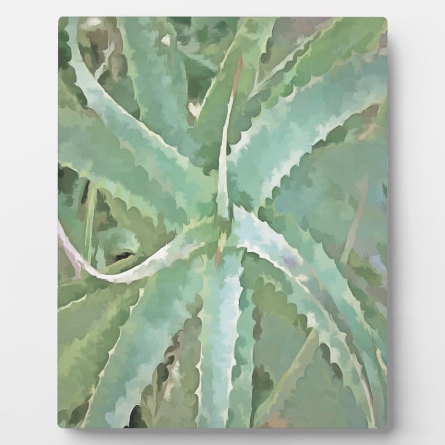 Amazing Aloe Vera Acrylic Art Plaque (Front)