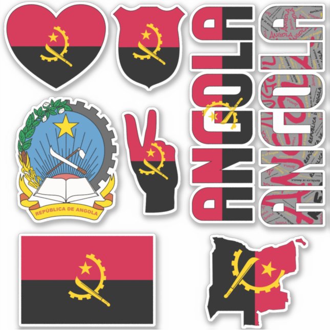 Amazing Angola Shapes National Symbols (Front)