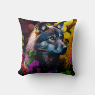 Amazing animals lovely cute throw pillow
