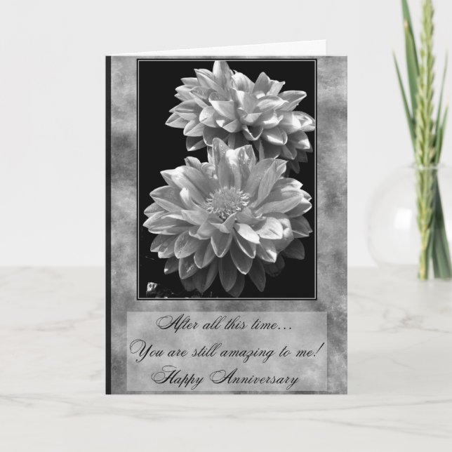 Amazing Anniversary Flowers Card (Front)