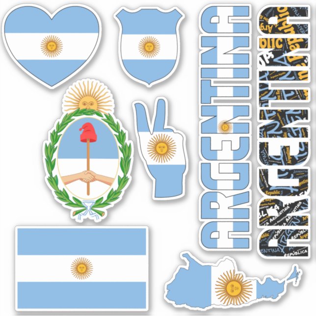 Amazing Argentina Shapes National Symbols (Front)