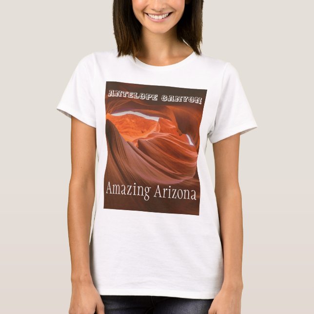 Amazing Arizona Antelope Canyon | Strange Geology T-Shirt (Front)