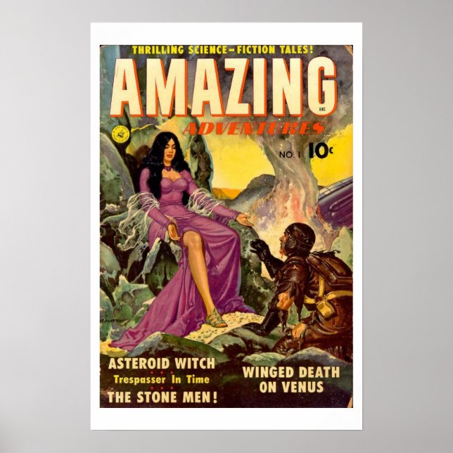 Amazing Asteroid Witch Poster (Front)