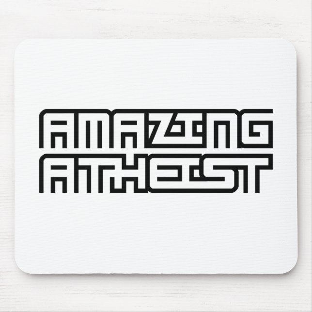 Amazing Atheist Mouse Mat (Front)