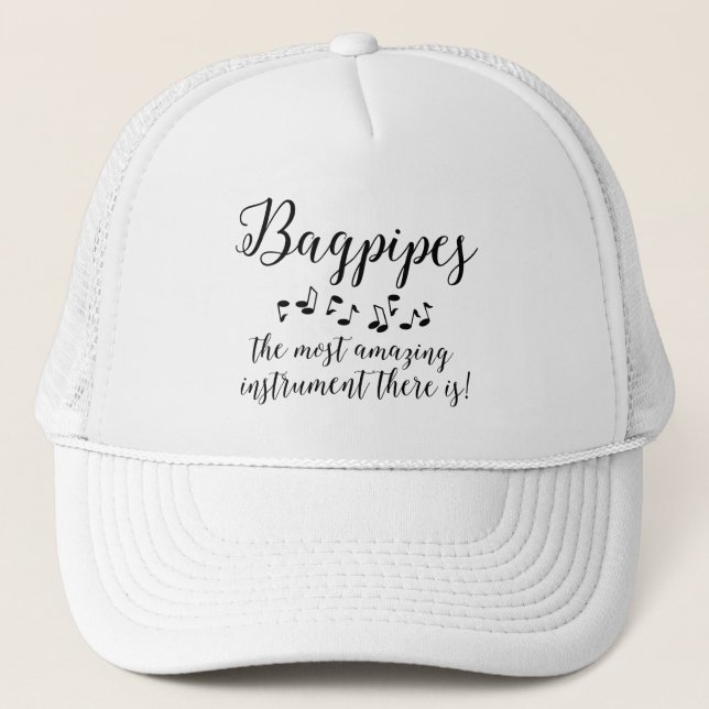 Amazing Bagpipes Trucker Hat (Front)