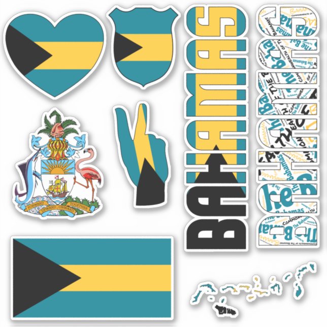Amazing Bahamas Shapes National Symbols (Front)
