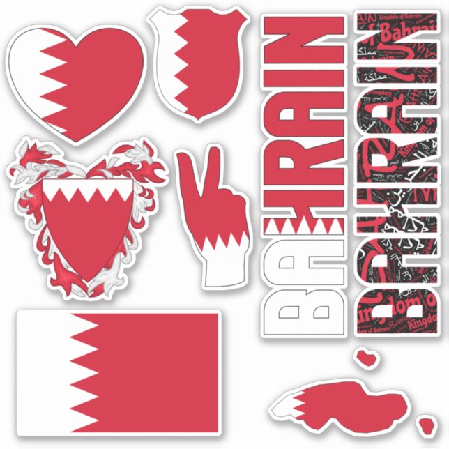 Amazing Bahrain Shapes National Symbols (Front)