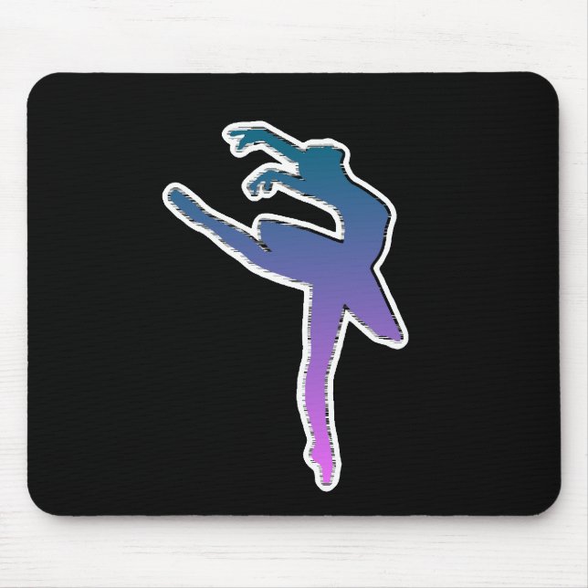 Amazing Ballerina Graphic Mouse Mat (Front)