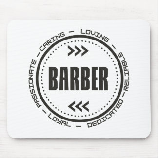 Amazing Barber Job Title Mouse Mat